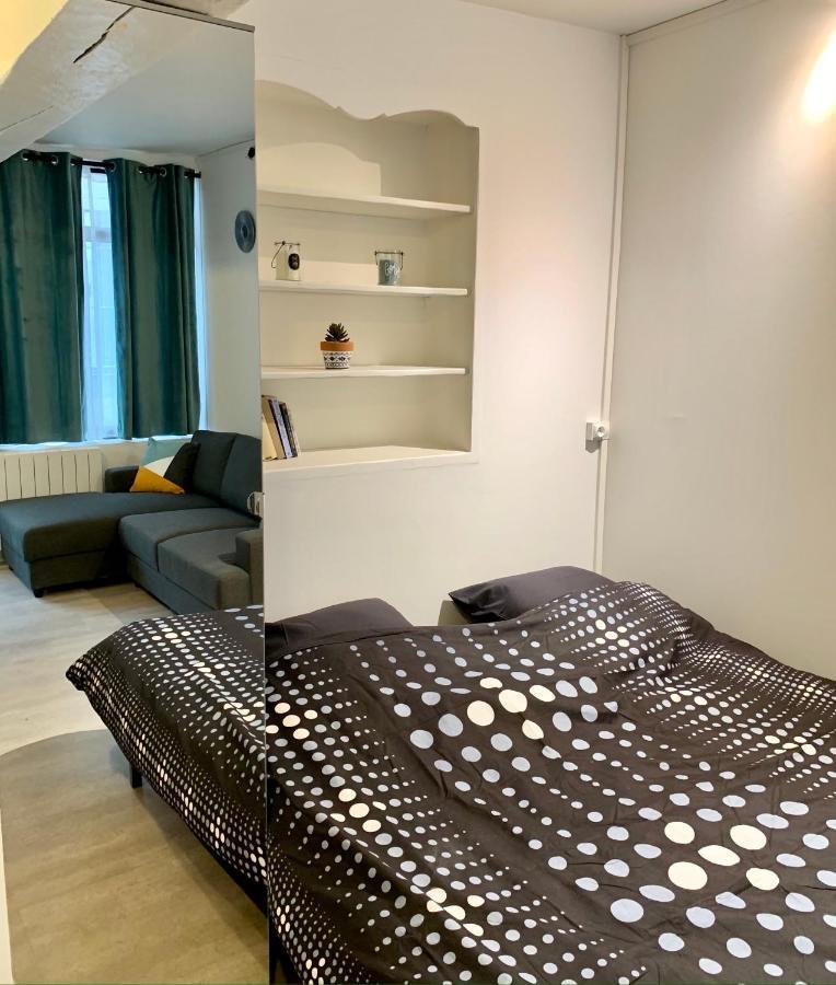 Studio centre ville Rouen Esterno foto